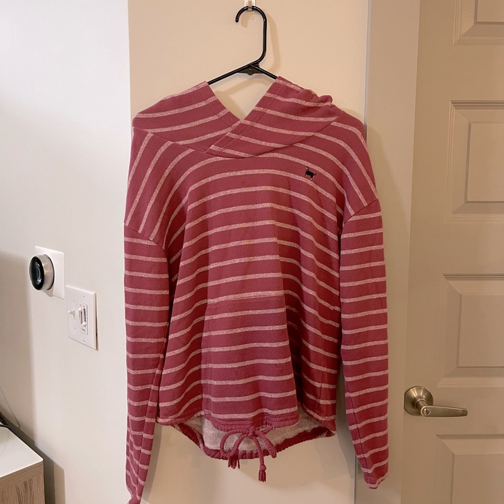 The Black Dog Pink Wide Neck Sweatshirt